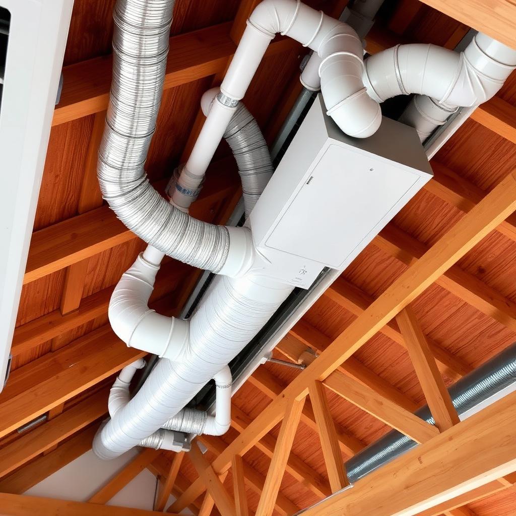 Ducted roof cavity run Rose Bay, NSW